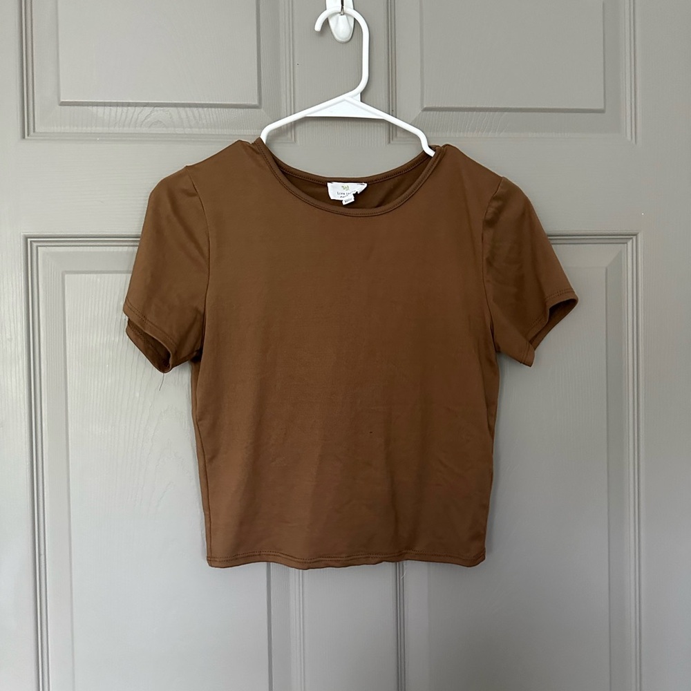 Brown Short Sleeve Tee